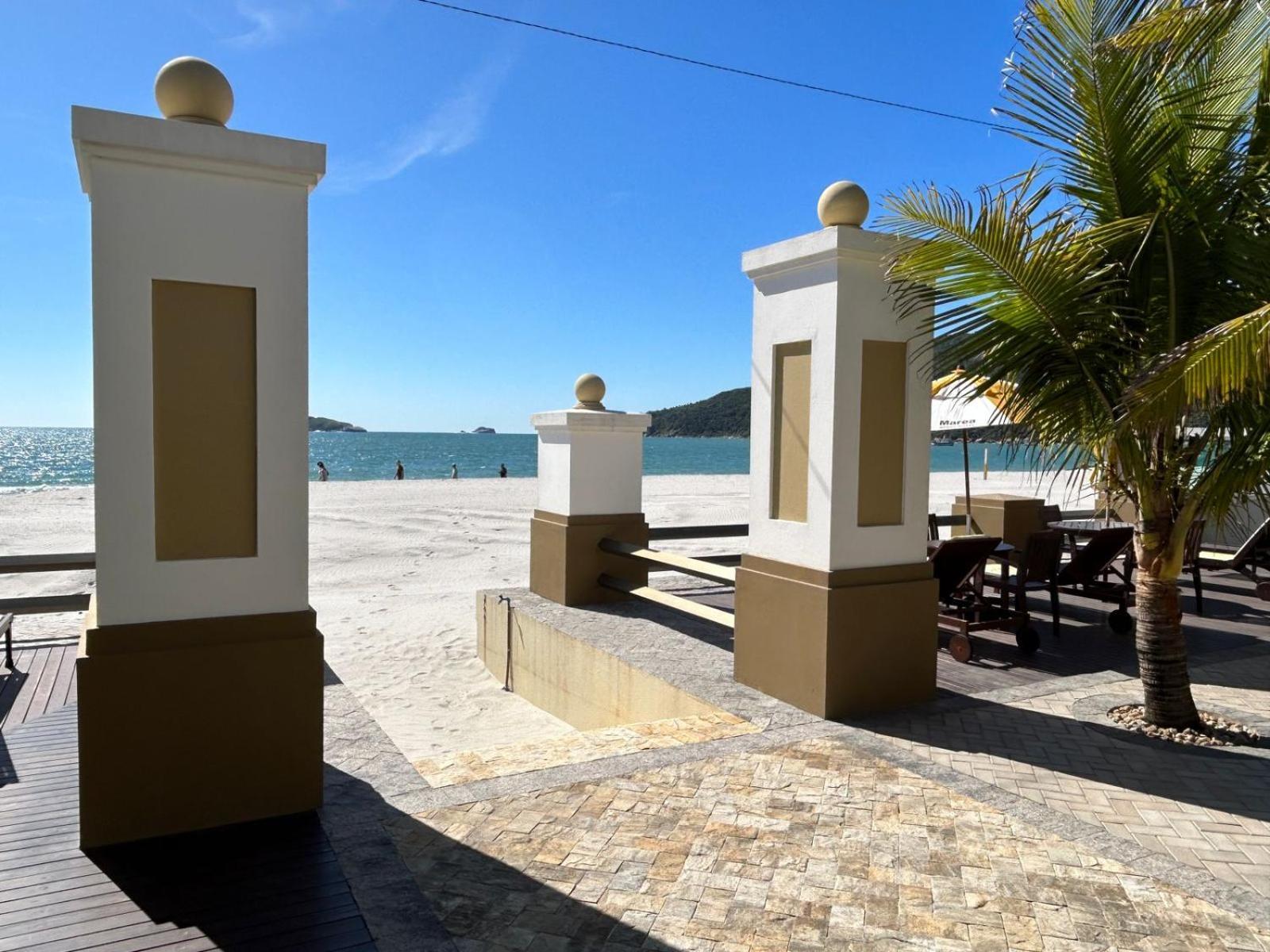 Golfinhos Apart-Hotel - Apto Terreo Frente Ao Mar!!! Florianopolis Exterior photo