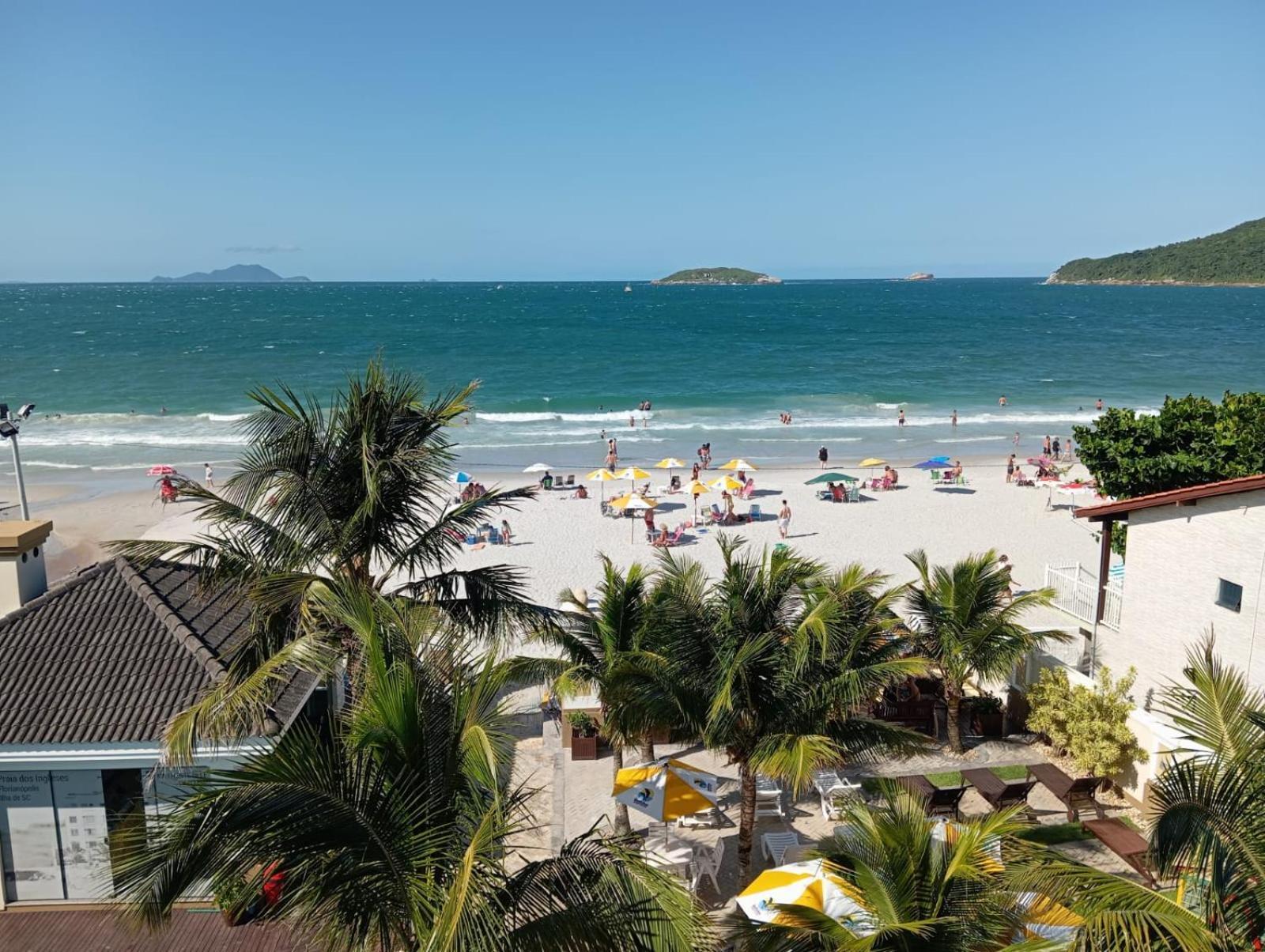 Golfinhos Apart-Hotel - Apto Terreo Frente Ao Mar!!! Florianopolis Exterior photo